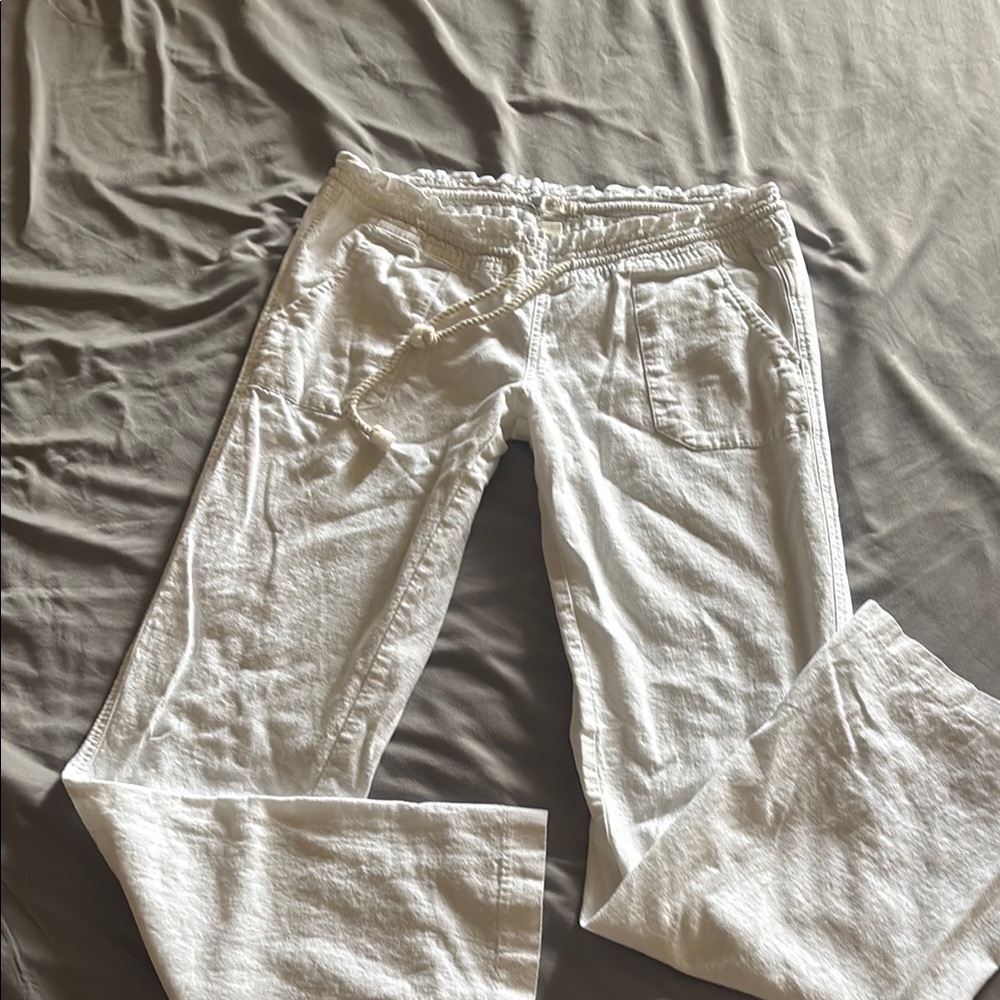 Roxy white Drawstring Pants